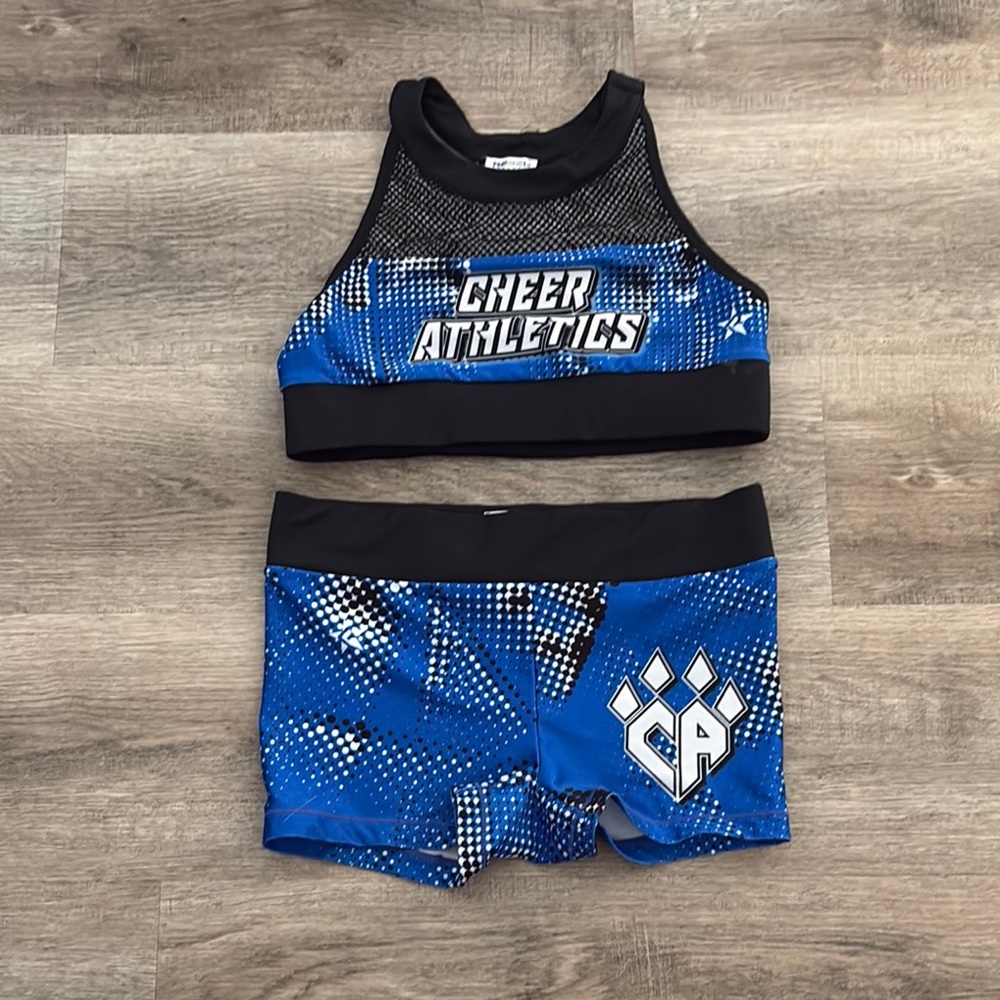 Cheer Athletics Blue and Black Sports Set